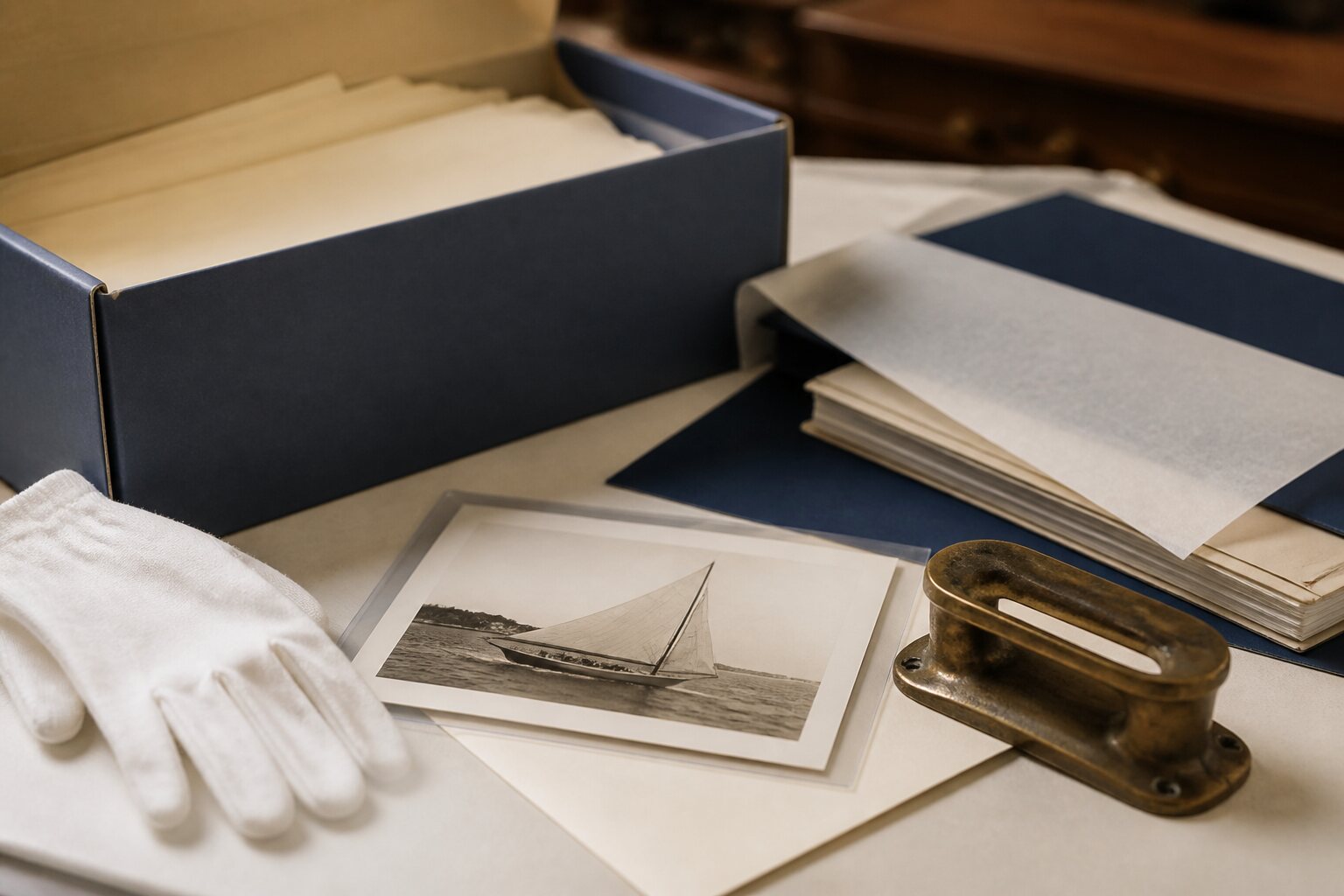 How to preserve small-ship history: A grounded checklist for preserving records, images and material context around a small naval vessel.