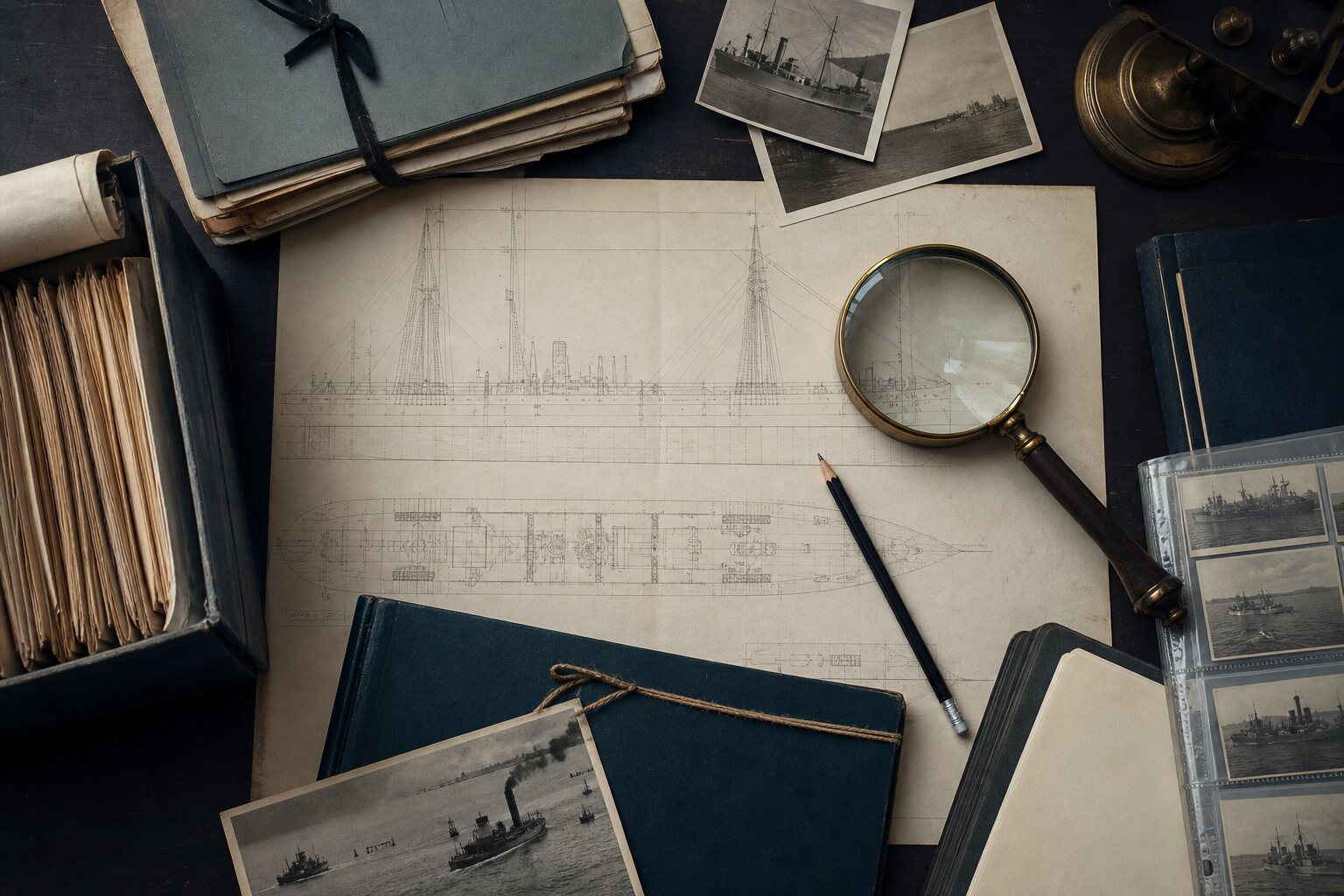 Research Desk: Records, provenance and methods for checking a naval history.